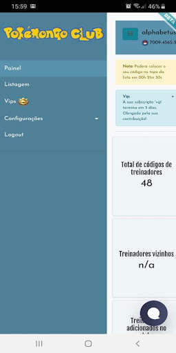 Run android online APK Listagem de Treinadores Pogo [BR] from MyAndroid or emulate Listagem de Treinadores Pogo [BR] using MyAndroid